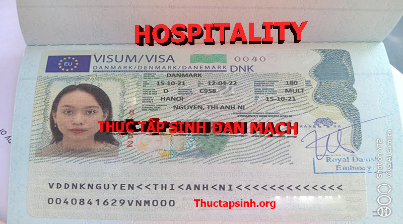 Thực tập sinh Đan Mạch Hospitality Nguyễn Thị Anh Ni