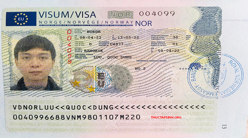 VISA NAUY LƯU QUỐC DŨNG