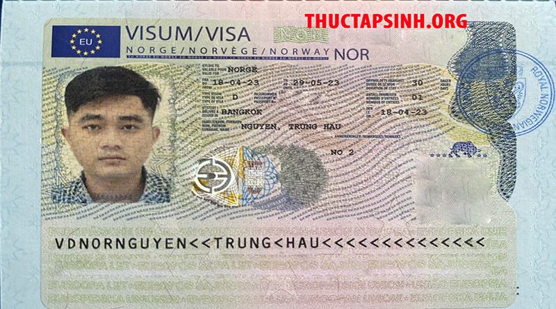 Visa Lao động thời vụ NaUy-NGUYỄN TRUNG HẬU