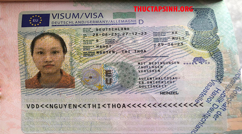 Visa Thực Tập Sinh DUC-NGUYEN THI THOA