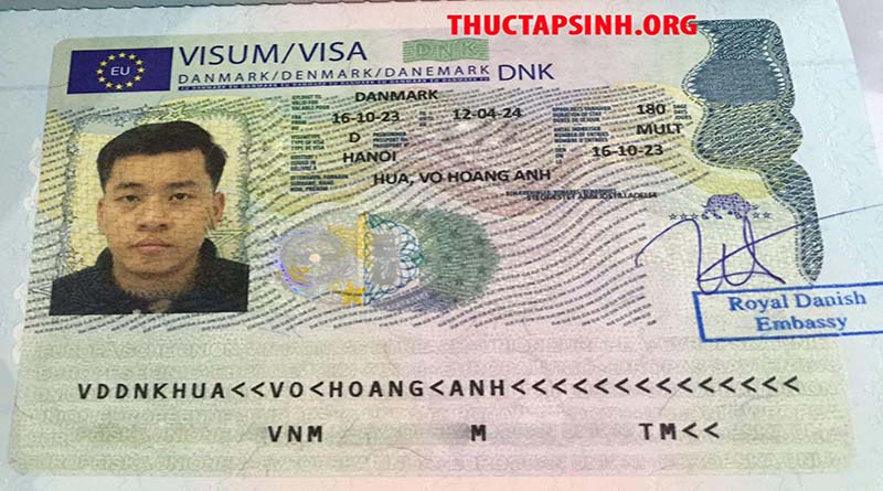 Visa Thực Tập Sinh Đan Mạch-HỨA VÕ HOÀNG ANH