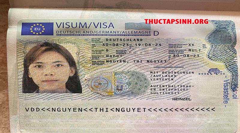 Visa Thực Tập Sinh Đức-NGUYỄN THỊ NGUYỆT