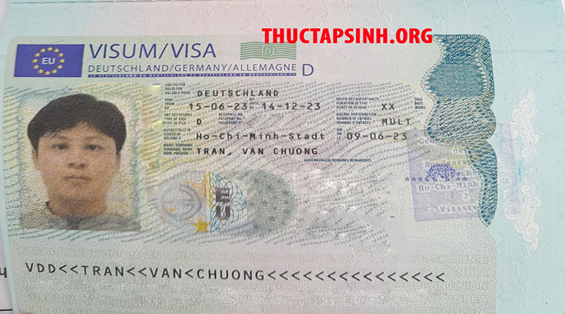 Visa Thực Tập Sinh Đức-TRẦN VĂN CHƯƠNG