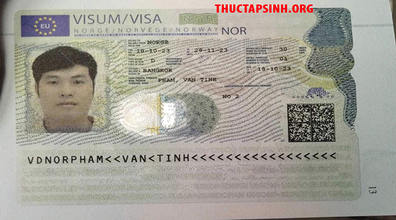 Visa lao động thời vụ NaUy-PHẠM VĂN TÌNH