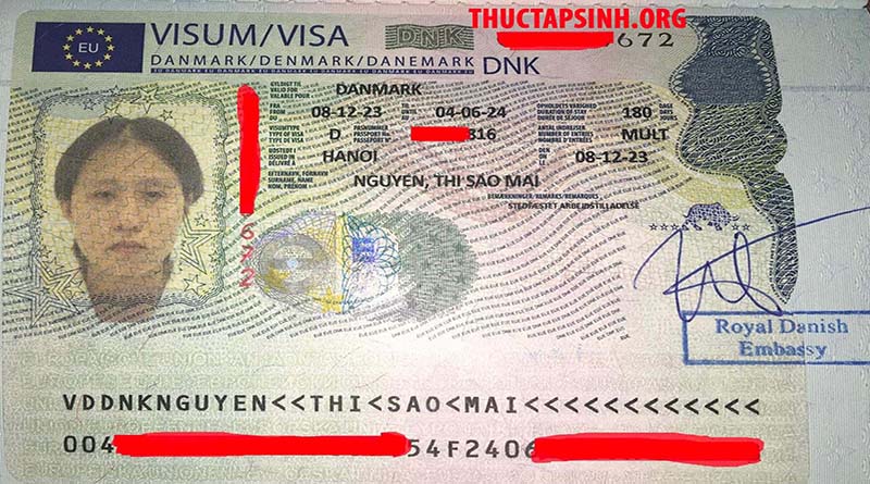 Visa TTS Đan Mạch-NGUYỄN THỊ SAO MAI