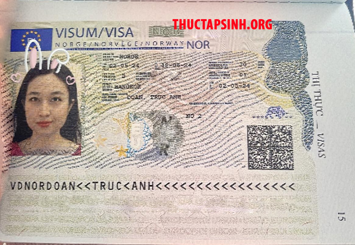 Visa Lao Động Thời Vụ NaUy-ĐOÀN TRÚC ANH