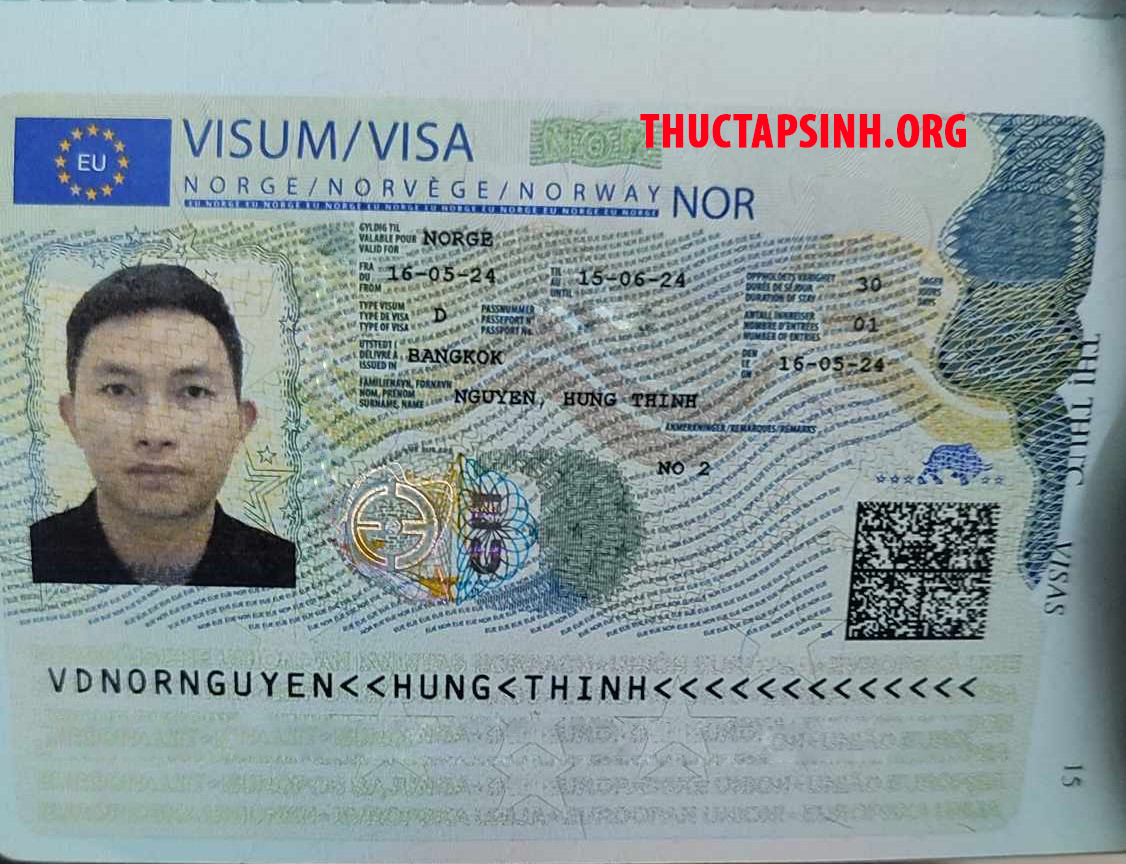 Visa lao động thời vụ NaUy-Nguyễn Hùng Thịnh