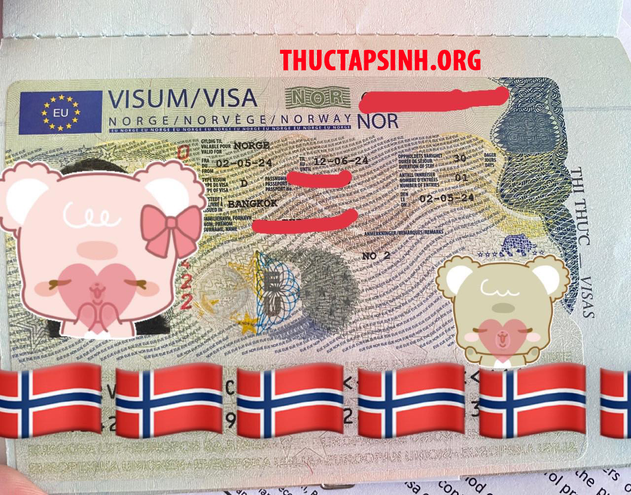 Visa lao động thời vụ NaUy-VŨ THỊ CẨM TÚ